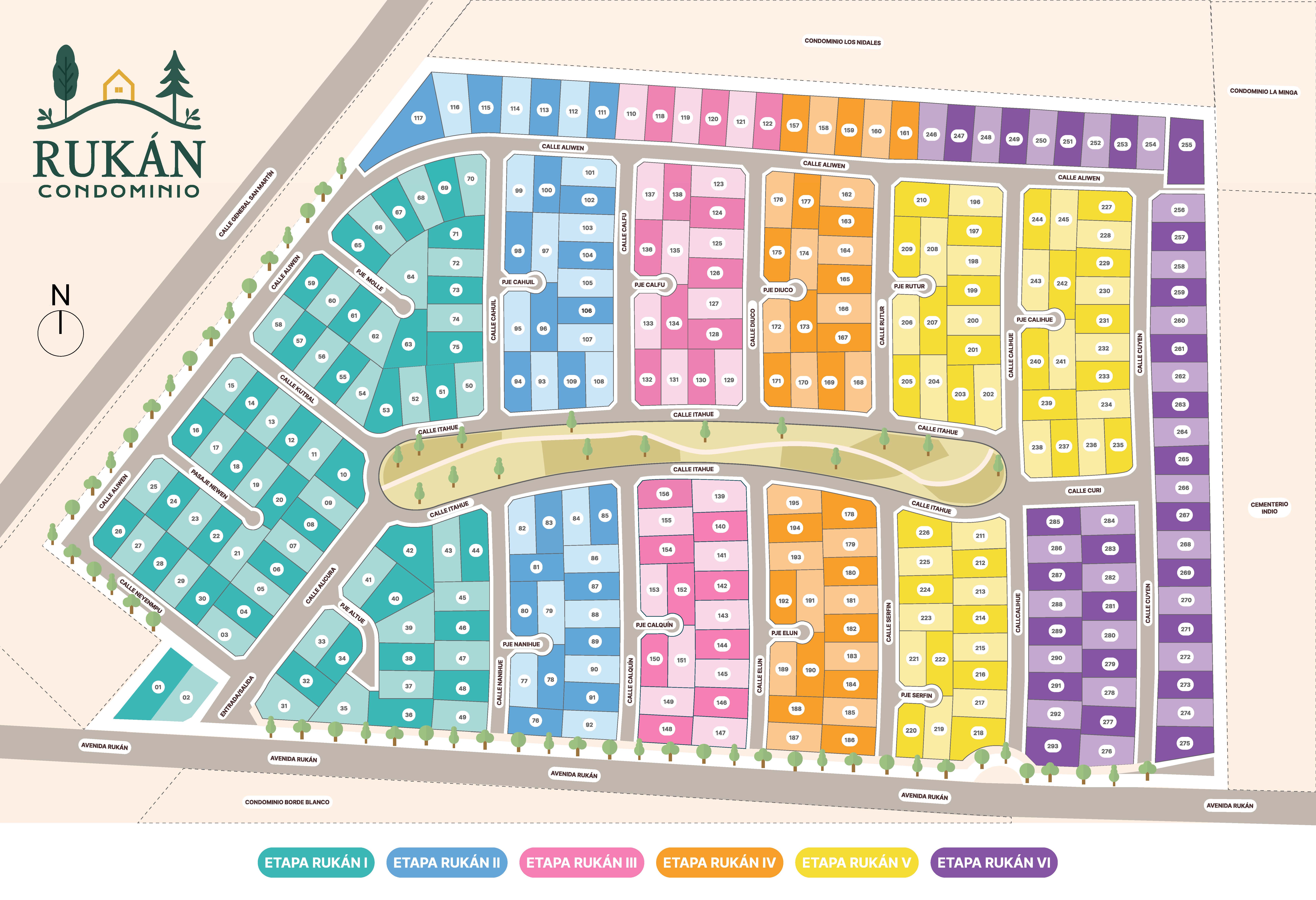 Plano de Ubicación de Viviendas RUKÁN